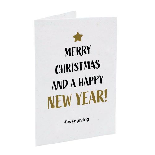 Seed paper Christmas card A5 - Image 2